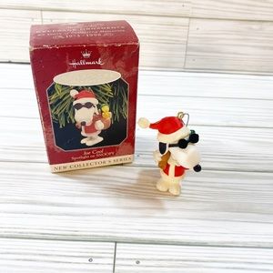 Hallmark Keepsake Peanuts Ornament Joe Cool dated 1998 Vtg Collectible Snoopy